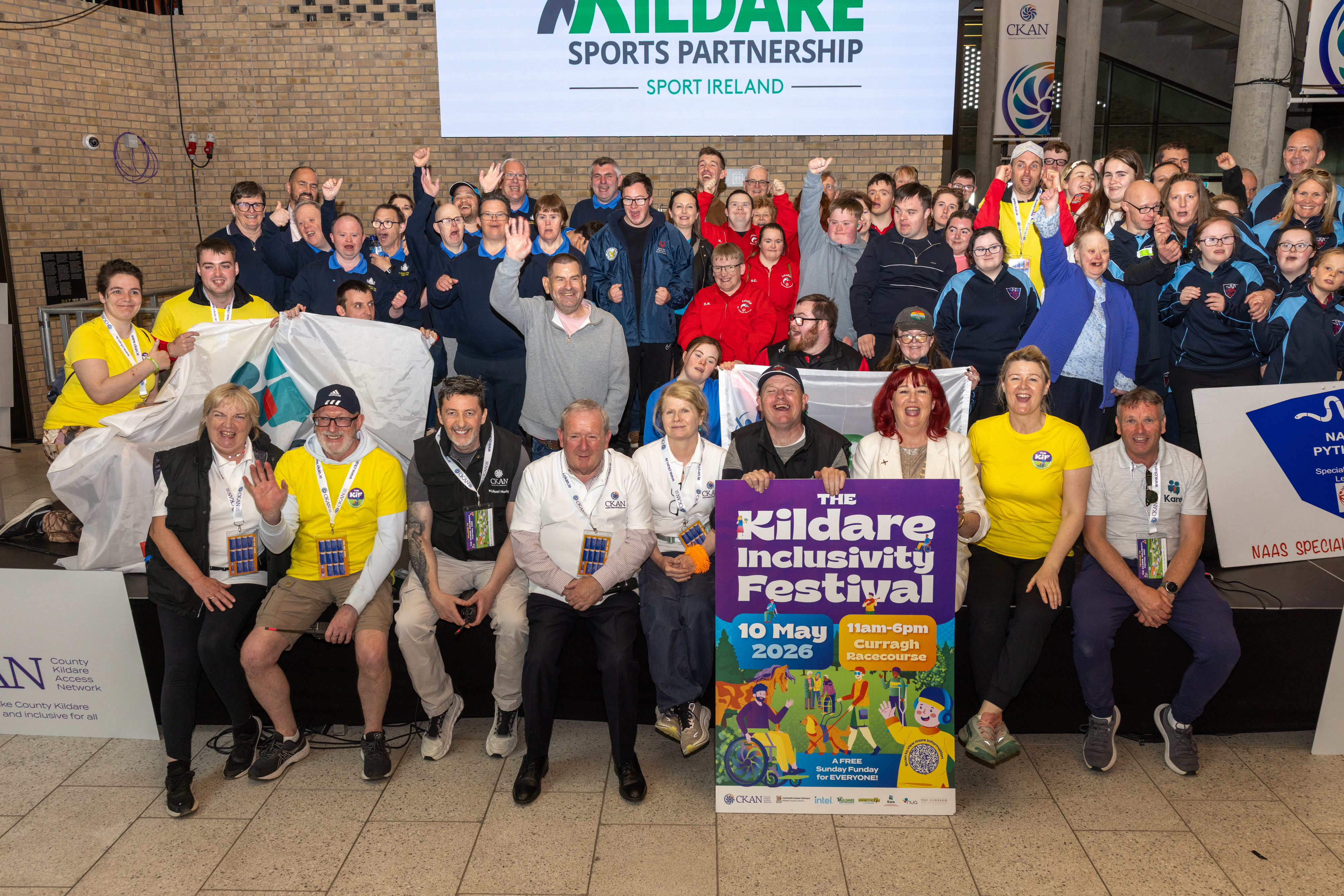 Kildare Inclusivity Festival 2026 group photo. 